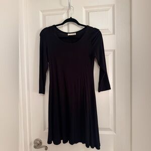 Chic Black Long Sleeve Dress